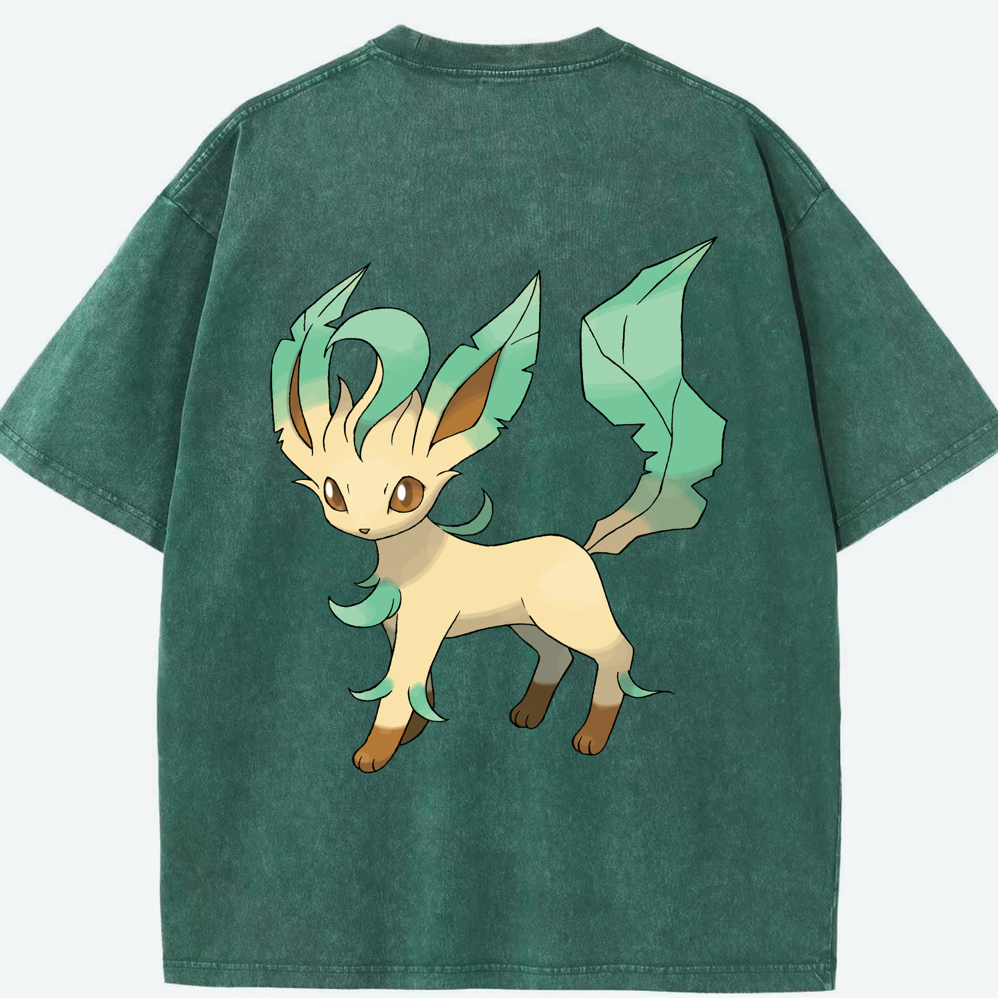 （画像用） ポケットモンスター Pokémon 綿100% ヴィンテージ風 半袖Tシャツ（背面プリント）